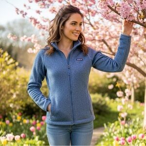Patagonia Blue Women's Fleece Hoodie